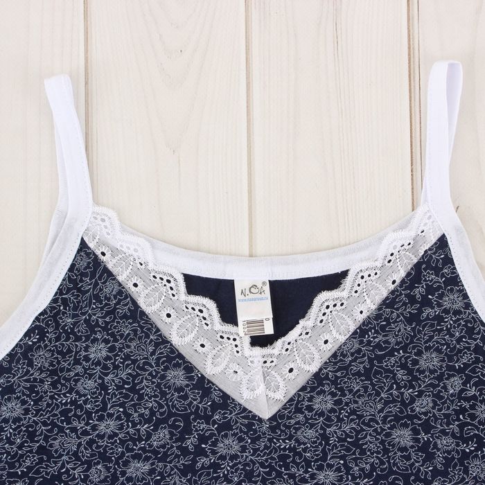 Сорочка женская, цвет синий, размер 50