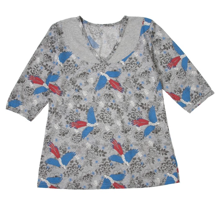 Пижама женская (джемпер, бриджи) ПК16 МИКС, размер 58