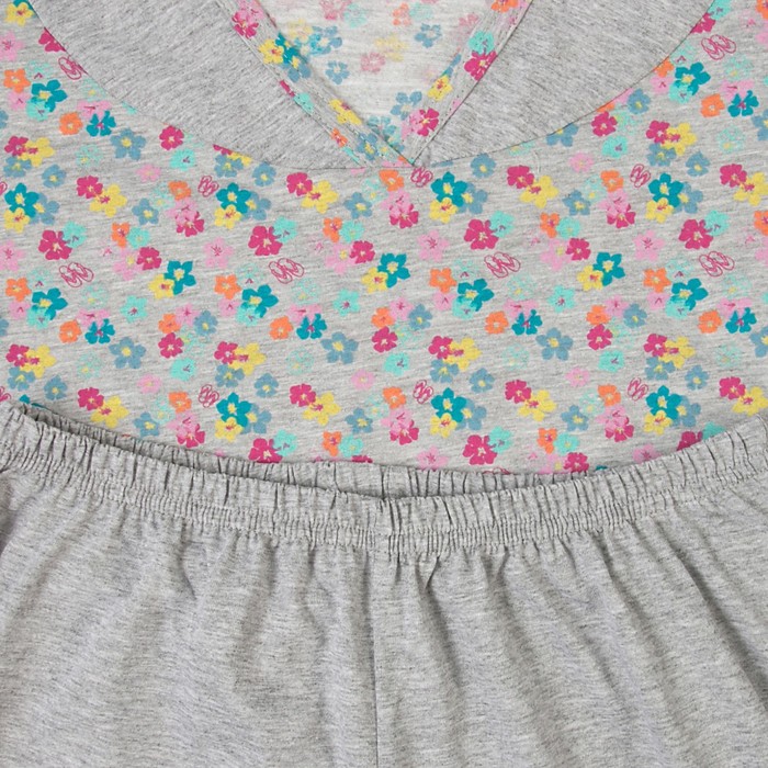 Пижама женская (джемпер, бриджи) ПК16 МИКС, размер 56