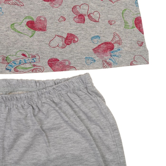 Пижама женская (джемпер, бриджи) ПК16 МИКС, размер 50