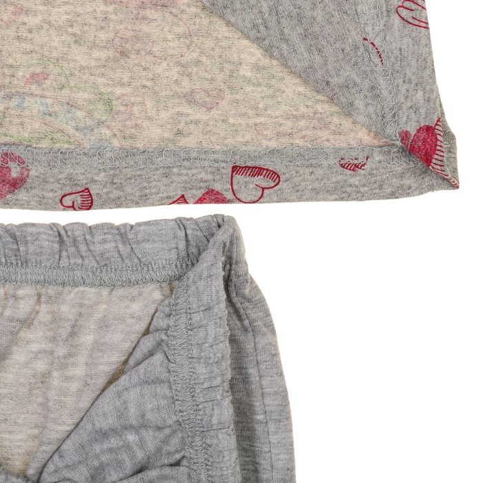 Пижама женская (джемпер, бриджи) ПК16 МИКС, размер 50