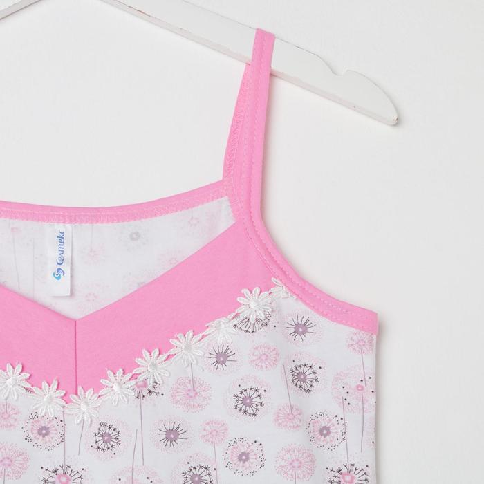 Пижама женская (майка, шорты) ПК25 МИКС, размер 44