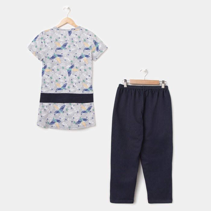 Костюм женский КК18 (туника, бриджи) ПК25 МИКС, размер 44