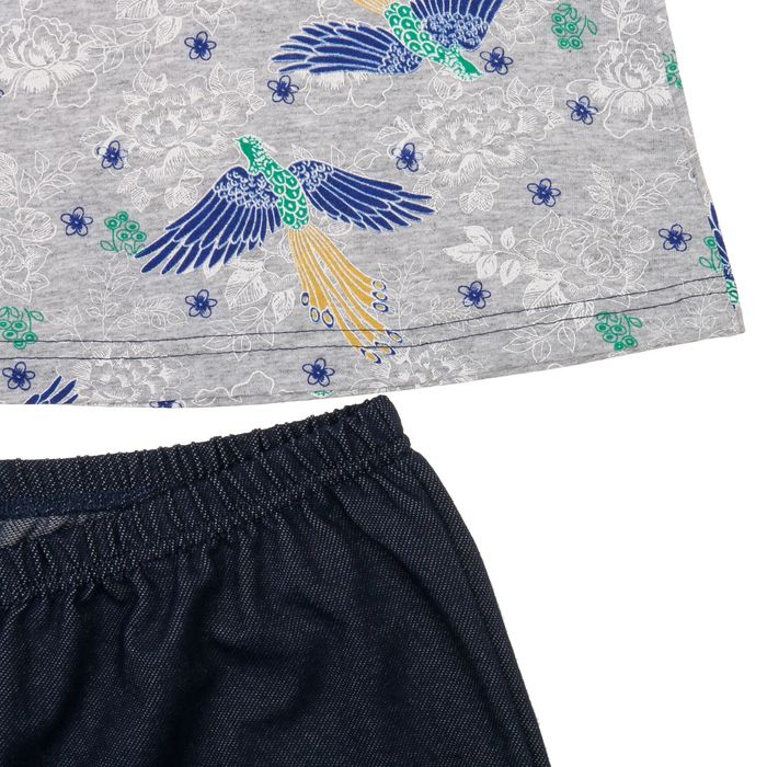 Костюм женский КК18 (туника, бриджи) ПК25 МИКС, размер 44