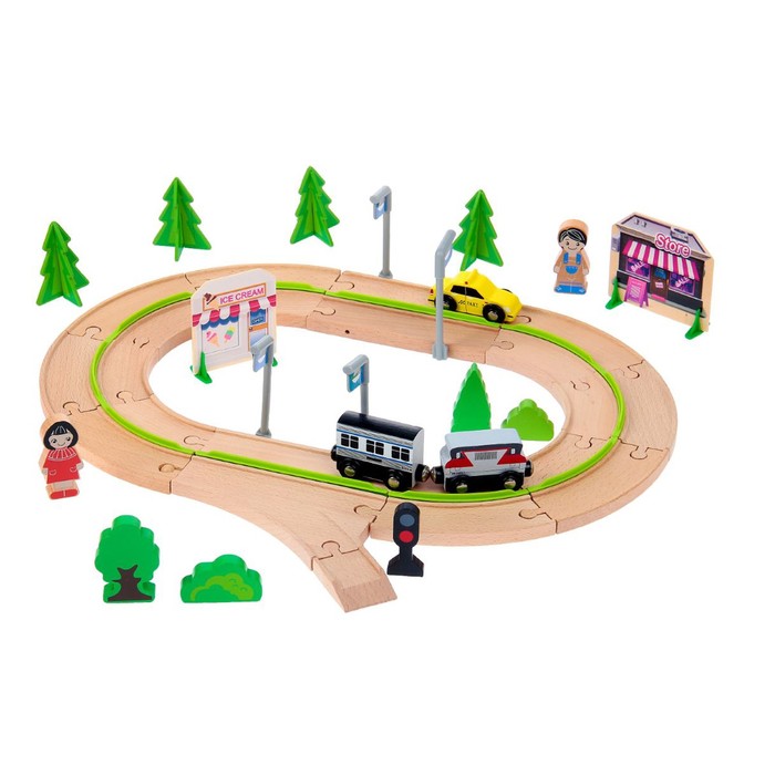 Железная дорога "Трасса" 59 элементов