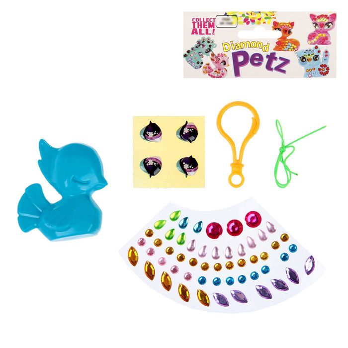 Набор для творчества укрась брелок &quot;Птичка&quot;, цвета МИКС