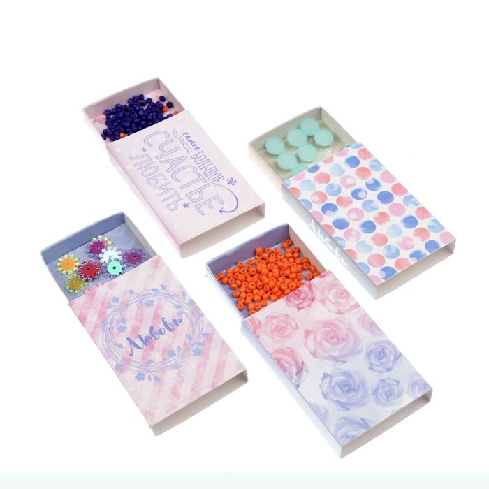 Набор декоративных коробочек "Воздушный поцелуй", 4 шт.