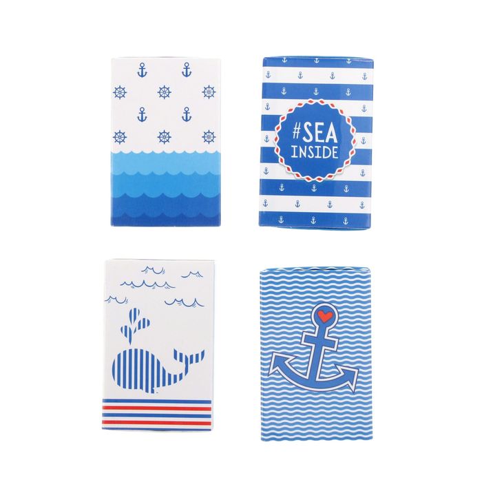 Набор декоративных коробочек "Sea inside", 4 шт.