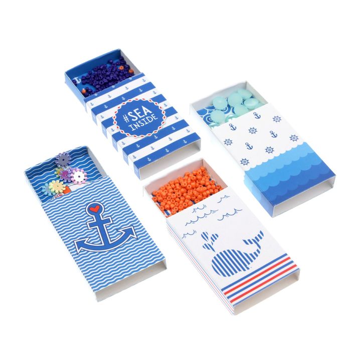 Набор декоративных коробочек "Sea inside", 4 шт.