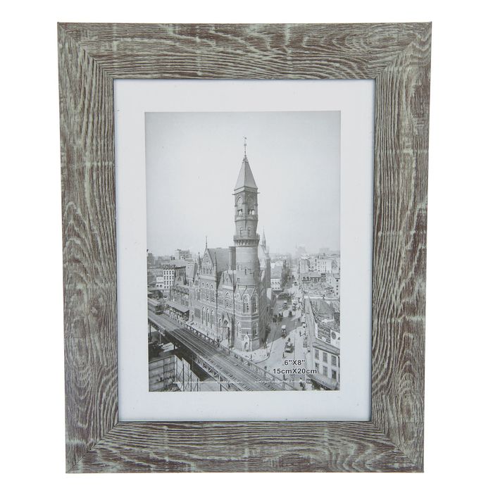 Фоторамка пластик 15х20 см "Пенсильвания" под древесину 25,5х20,5х1 см