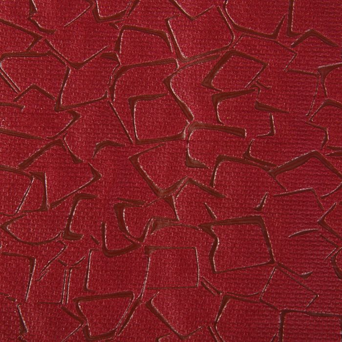 Фетр ламинированный рельефный "Камни", винный, 50 см x 10 м