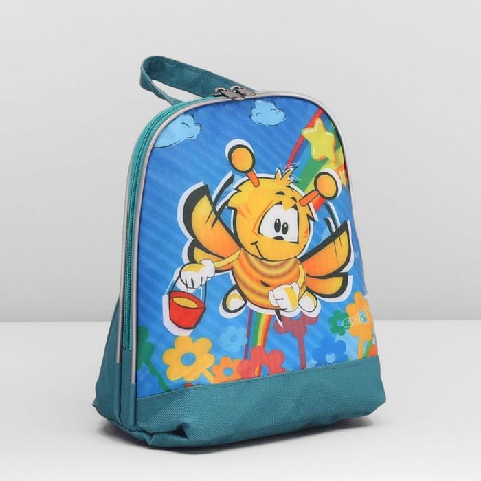 Рюкзак детский на молнии, 1 отдел, цвет зелёный