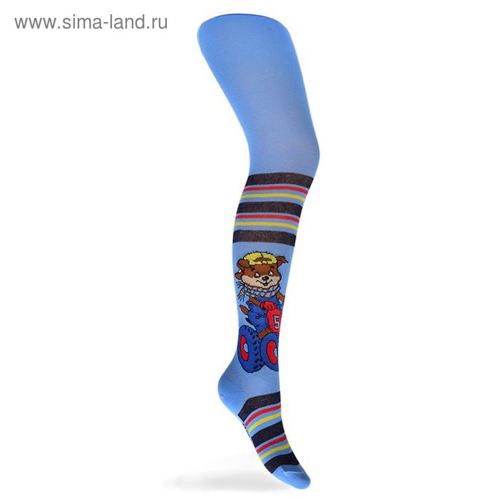 Колготки для мальчика рост 110-116 см цвет голубой арт КДМ1-2782 164₽