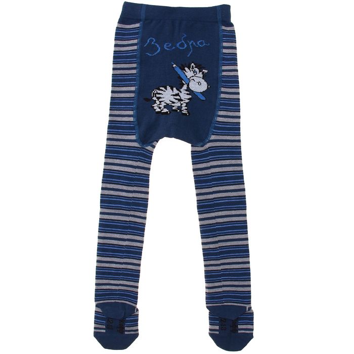 Колготки для мальчика, рост 80-86 см, цвет синий (арт. КДМ9-2634)