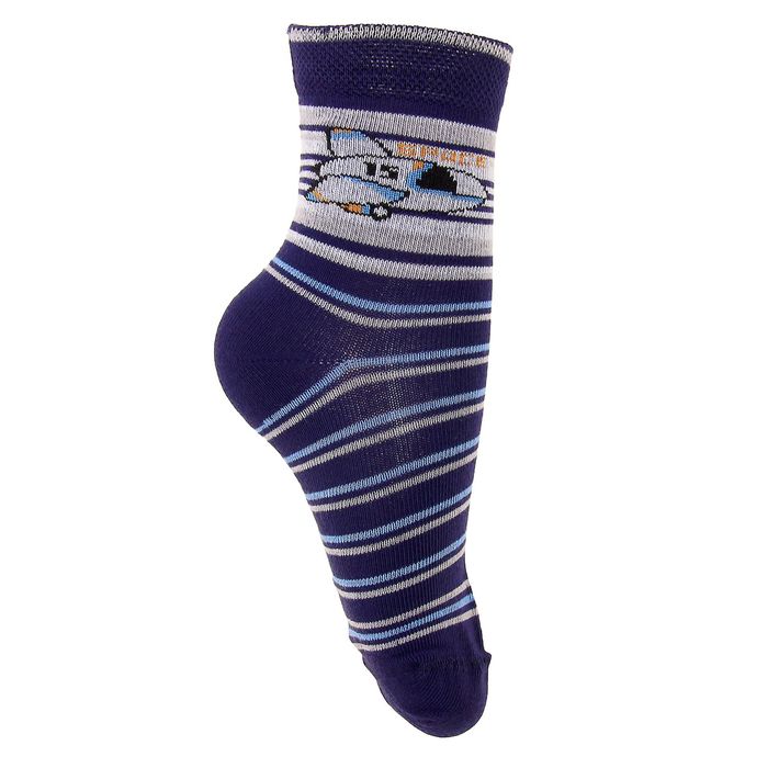 Носки детские НД1-2702, цвет темно-синий, р-р 14-16