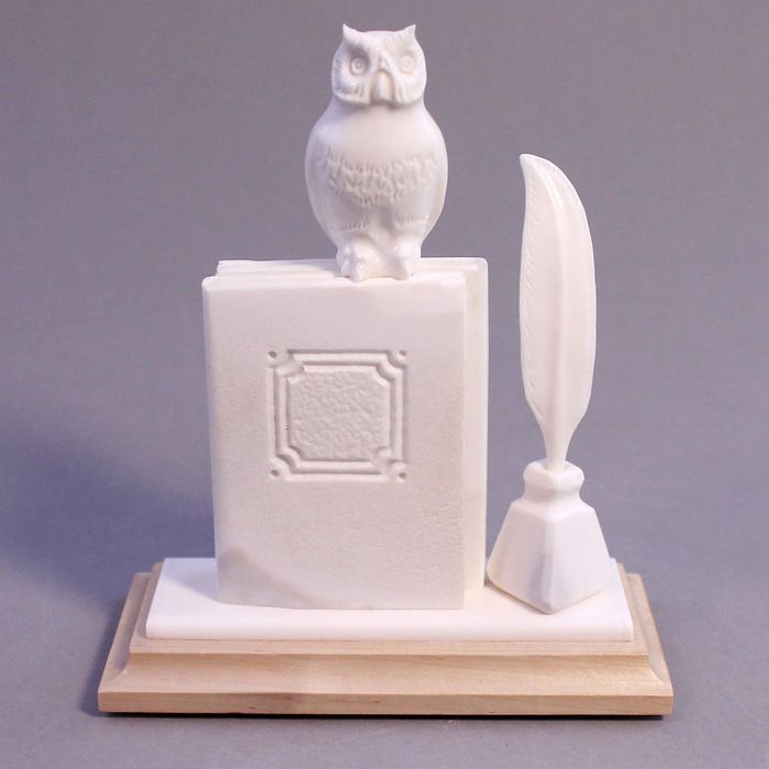 Статуэтка «Филин на книгах» 13х4,5х17 см