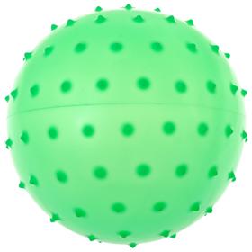 Мячик массажный, матовый пластизоль, d=12 см, 24 г, МИКС Ош