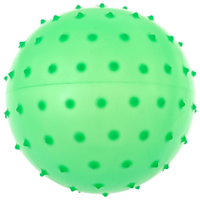 Мячик массажный, матовый пластизоль, d12 см, 24 г, МИКС