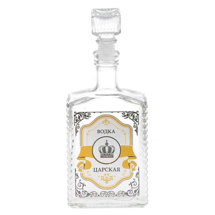 Штоф "Царская водка" 500 мл, деколь