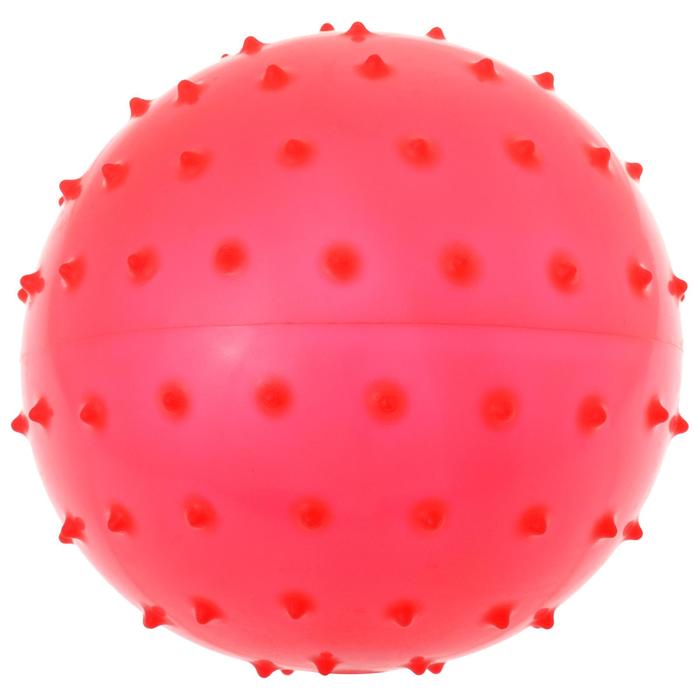 Мячик массажный, матовый пластизоль, d18 см, 43 г, МИКС