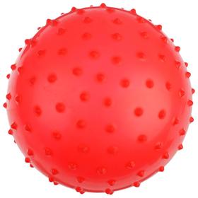 Мячик массажный, матовый пластизоль, d=20 см, 50 г, МИКС Ош