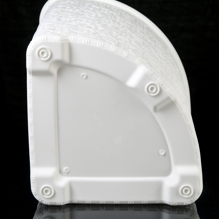 Корзина для белья, угловая 52 л "Ажурная", цвет МИКС