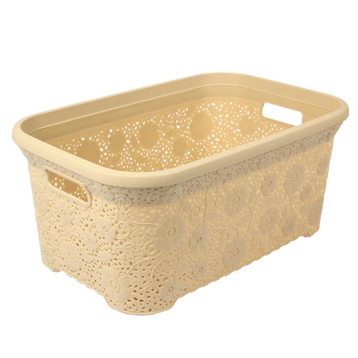 Корзина 35 л "Ажурная", цвет МИКС