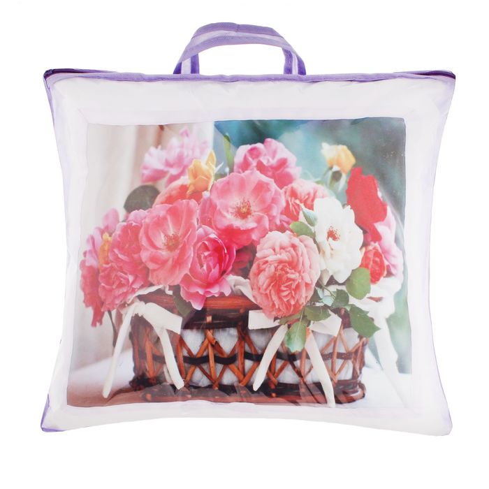 Подушка декоративная 40х40см, АНП-111, холлофил, ткань п/э, кант