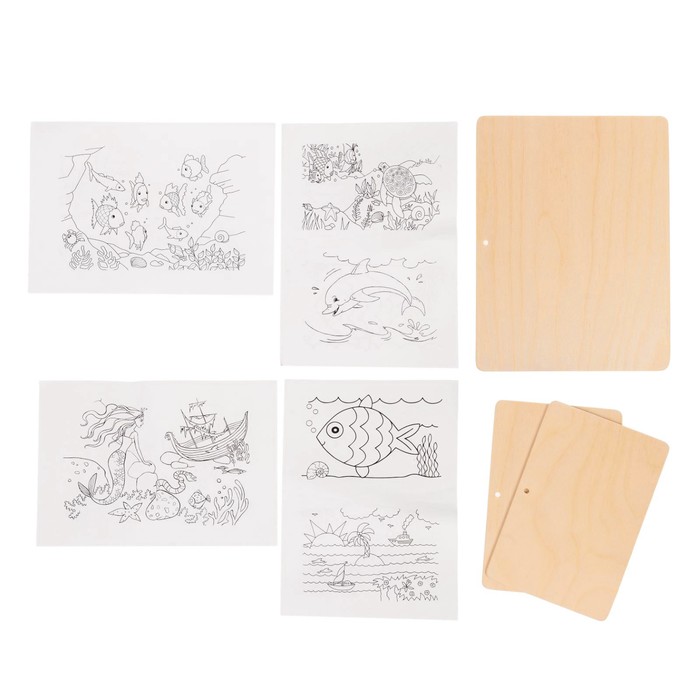 Наборы для выжигания "Тёплые картинки. Море"