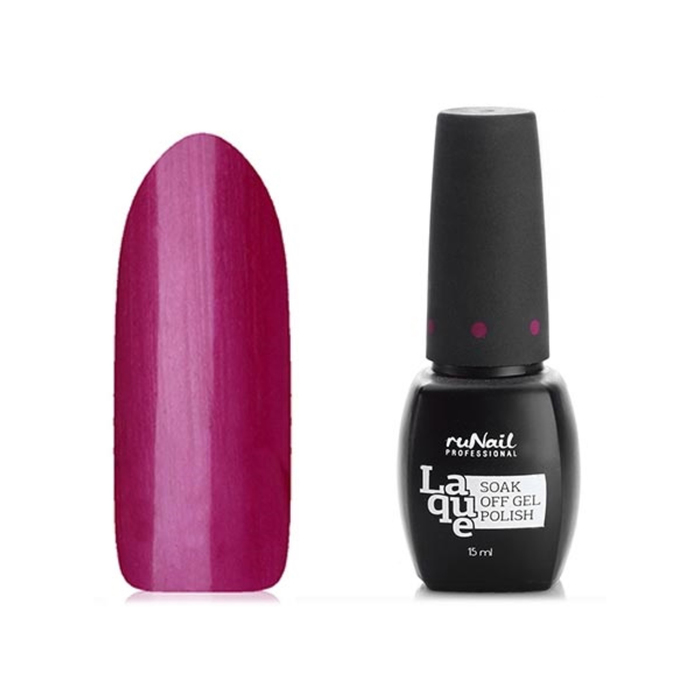 Гель-лак RuNail Laque перламутровый,Бархат, Velvet Ribbon, 15 мл