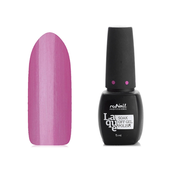 Гель-лак RuNail Laque перламутровый,Мадам Помпадур, Madame de Pompadour, 15 мл