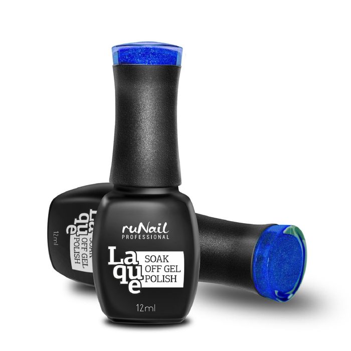 Гель-лак RuNail Laque с блестками,Неземное создание, Alien, 15 мл