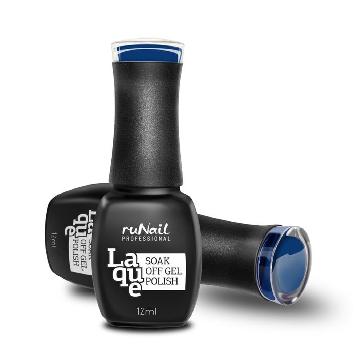 Гель-лак RuNail Laque Синий бархат, 12 мл