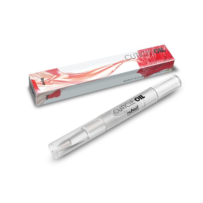 Масло для кутикулы RuNail в карандаше "Роскошная роза", 5 мл