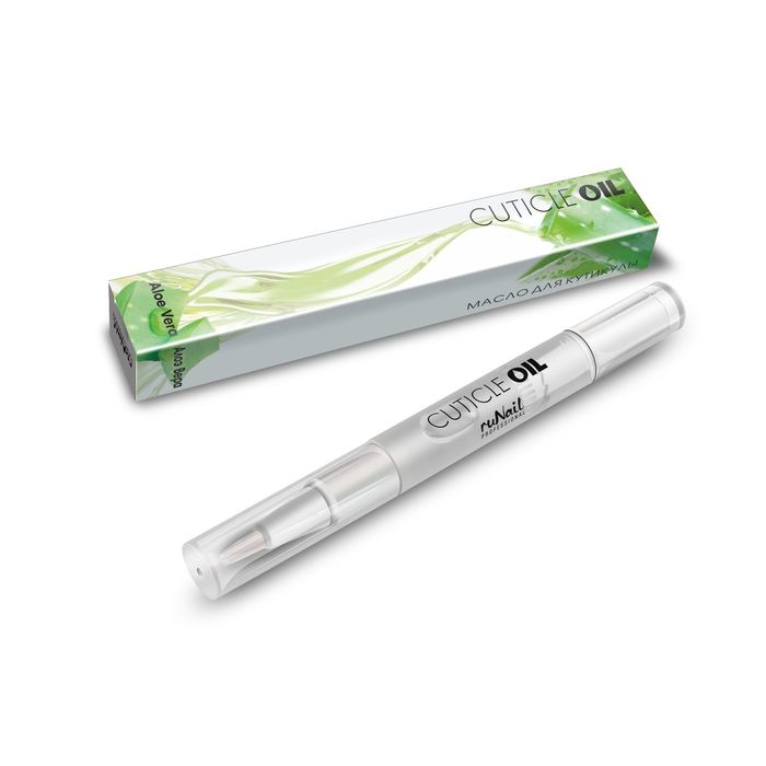 Масло для кутикулы RuNail в карандаше "Алоэ Вера", 5 мл
