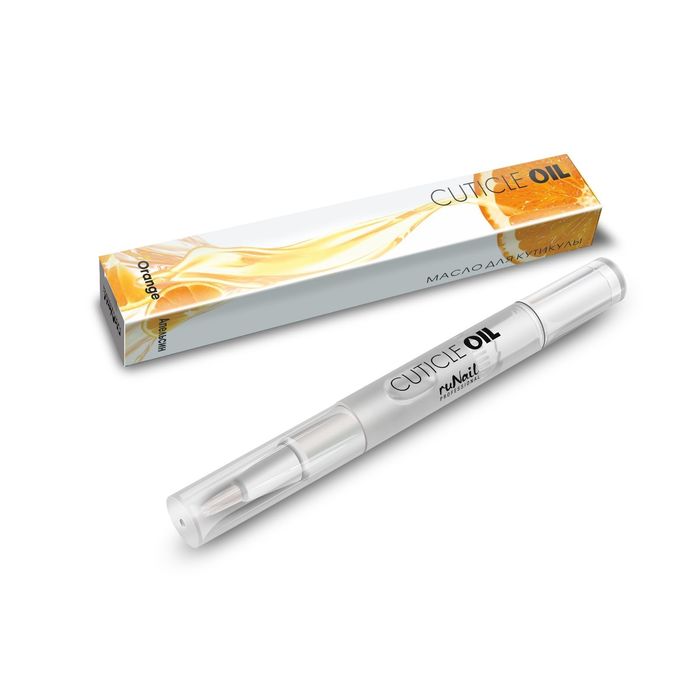 Масло для кутикулы RuNail в карандаше "Сочный апельсин", 5 мл