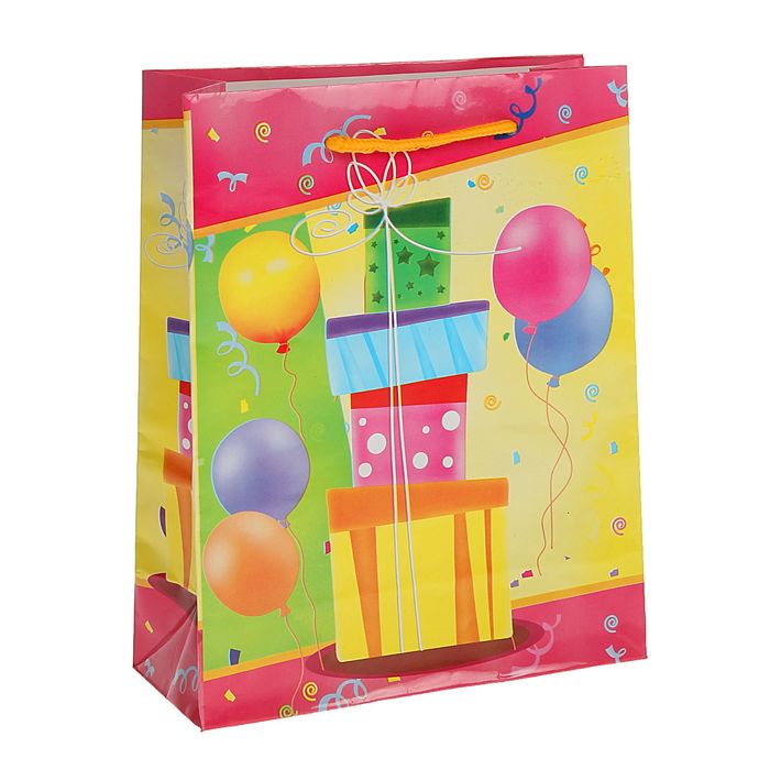 Пакет подарочный "Праздник", 11,5 х 5 х 14,5 см