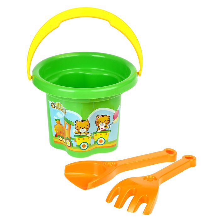 Набор для песка "Цветочек" 3 элемента, МИКС