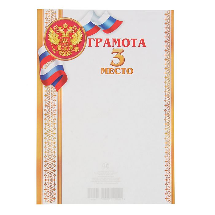 Грамота "3 место"