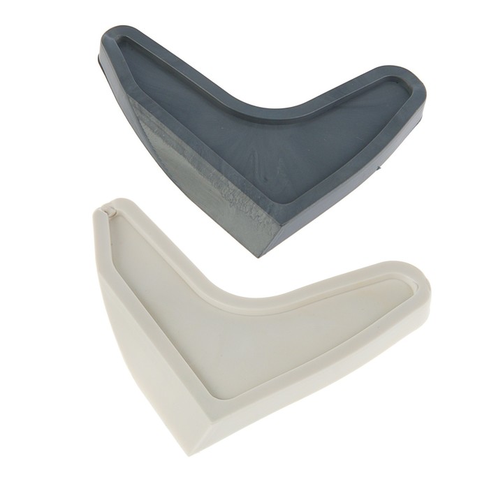 Шпатель резиновый Remocolor, 90х90 мм, угловой "СЕРДЕЧКО", для нанесения силикона