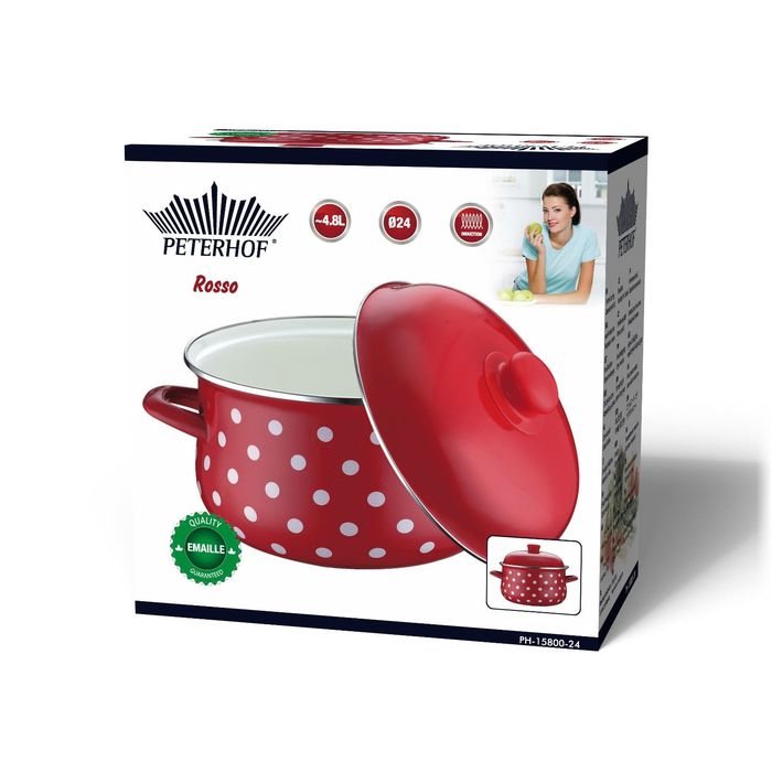 Кастрюля 15800-24 "PETERHOF" 4,8л