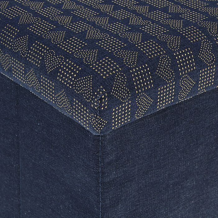 Пуф складной 30х30х30см "Сердца"