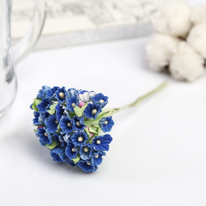 Декор для творчества "Алиссум" МИКС 12 см (1 набор=1 букету) в букете 8 шт