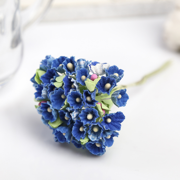 Декор для творчества "Алиссум" МИКС 12 см (1 набор=1 букету) в букете 8 шт