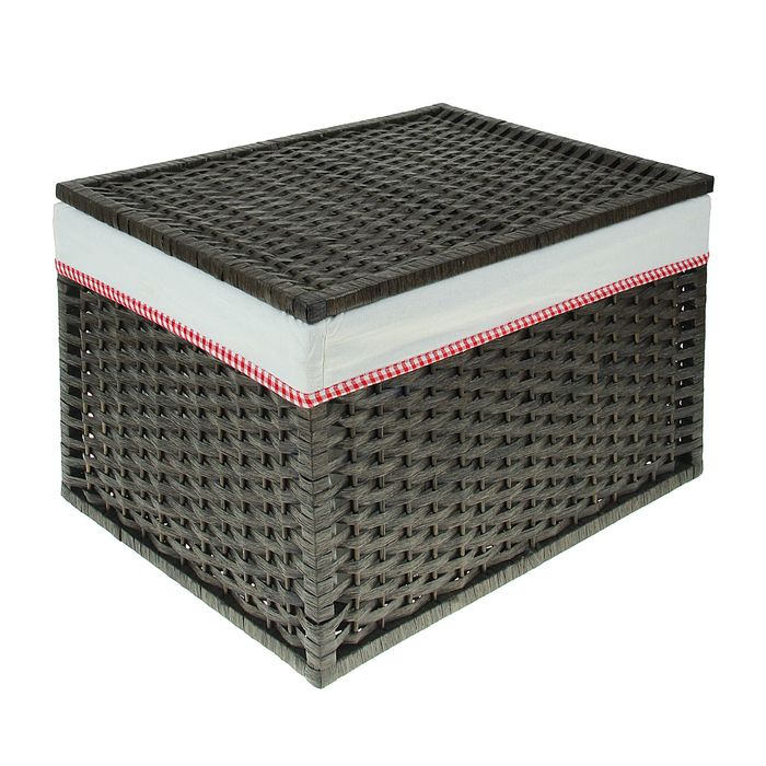 Корзина для хранения плетеная "Бантик"