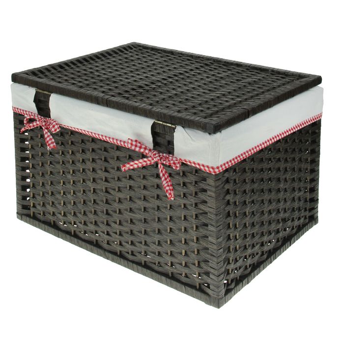 Корзина для хранения плетеная "Бантик"