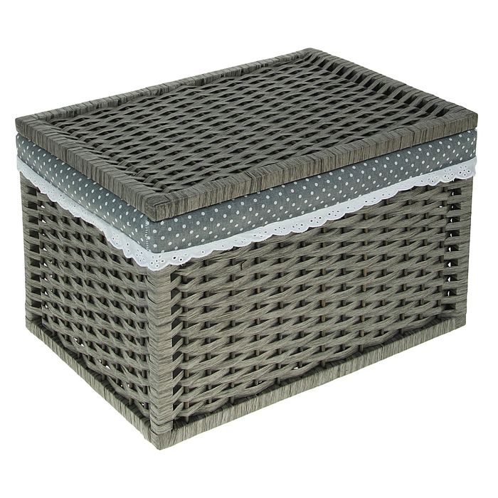 Корзина для хранения плетеная "Горох"