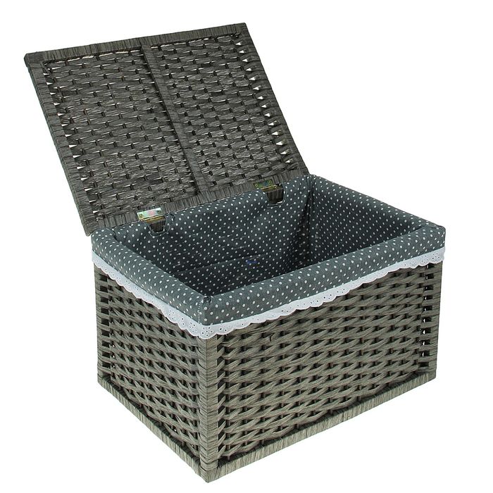 Корзина для хранения плетеная "Горох"