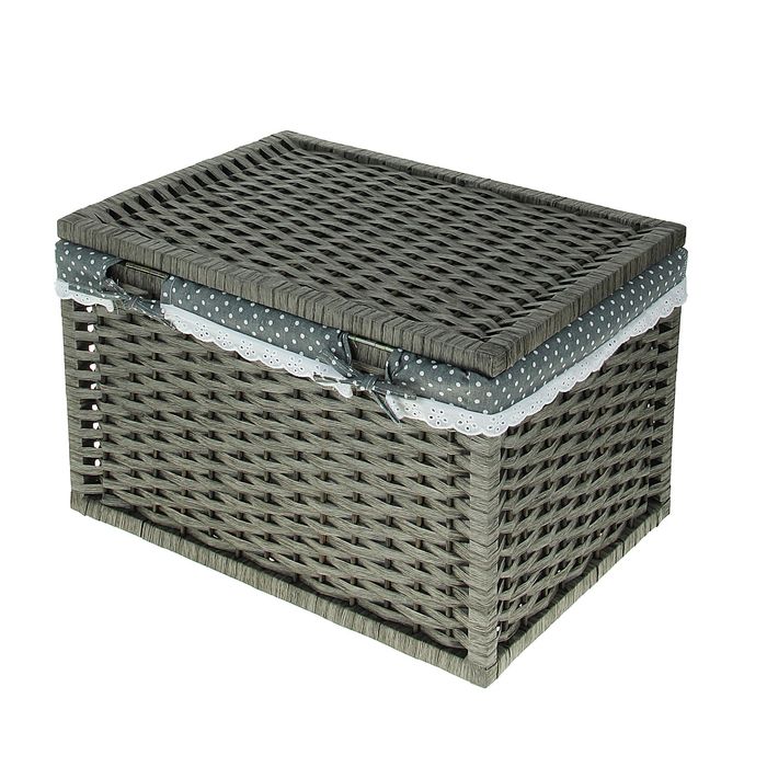 Корзина для хранения плетеная "Горох"