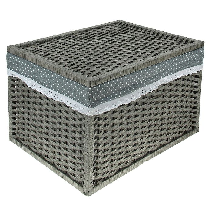 Корзина для хранения плетеная "Горох"